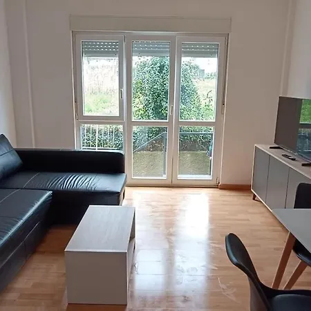 Con Jardin Y Piscina Junto A La Playa 公寓 菲尼斯特雷