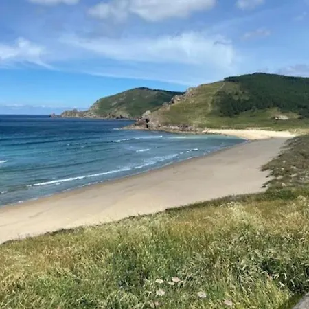 Con Jardin Y Piscina Junto A La Playa 公寓 菲尼斯特雷